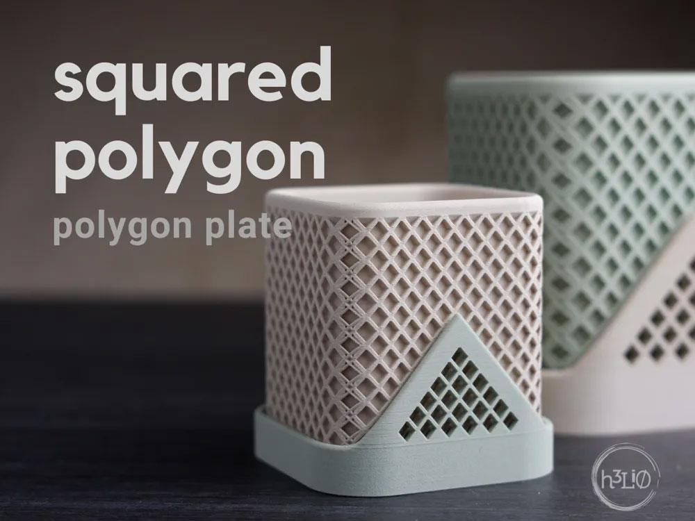 Lov3d vasi quadrati polygon