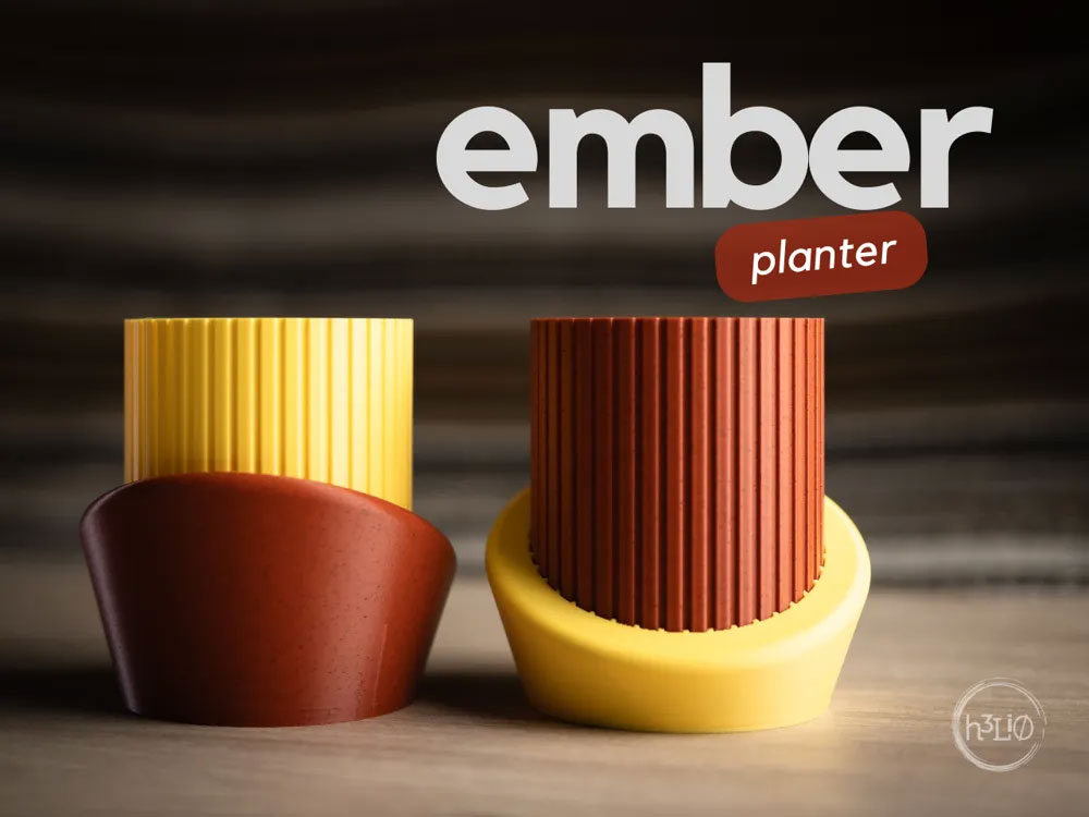 lov3d vasi con sottovaso ember