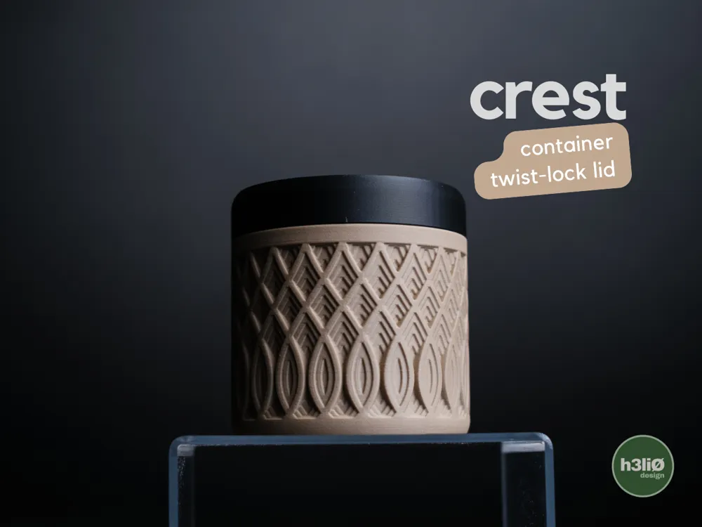 Lov3d Crest barattolo contenitore