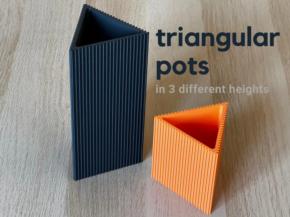 Lov3d Triangular Pots