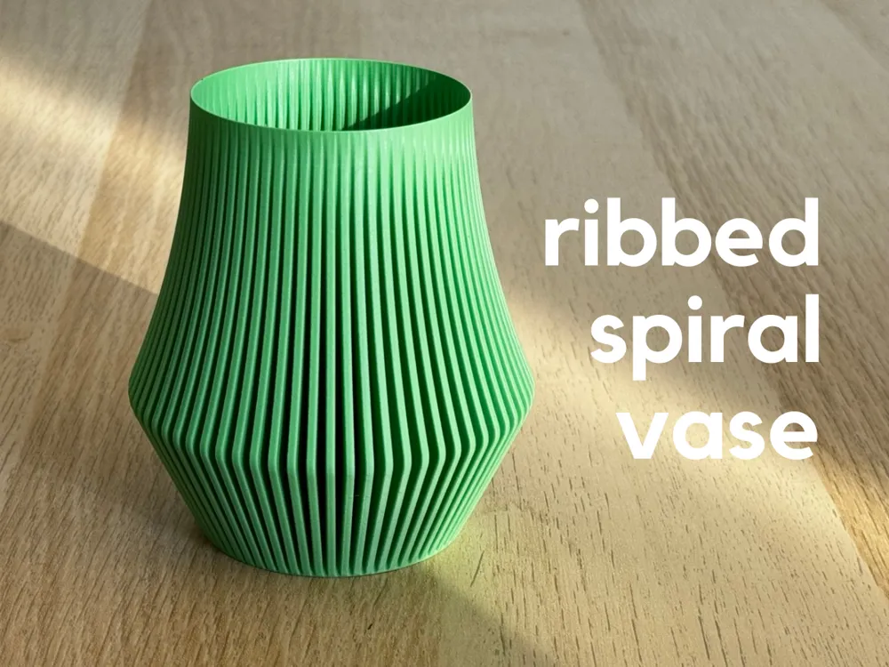 Lov3d Vaso Ribbed Spiral